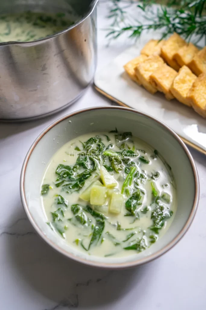 Bobor Bayam (Spinach in Coconut Milk) 5 Bobor Bayam (Spinach in Coconut Milk)