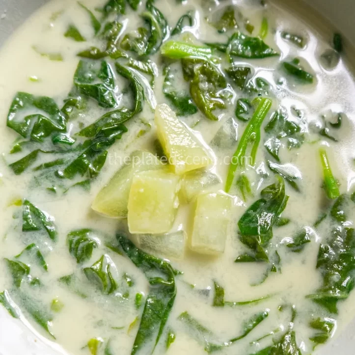 Bobor Bayam (Spinach in Coconut Milk) 6 Bobor Bayam (Spinach in Coconut Milk)