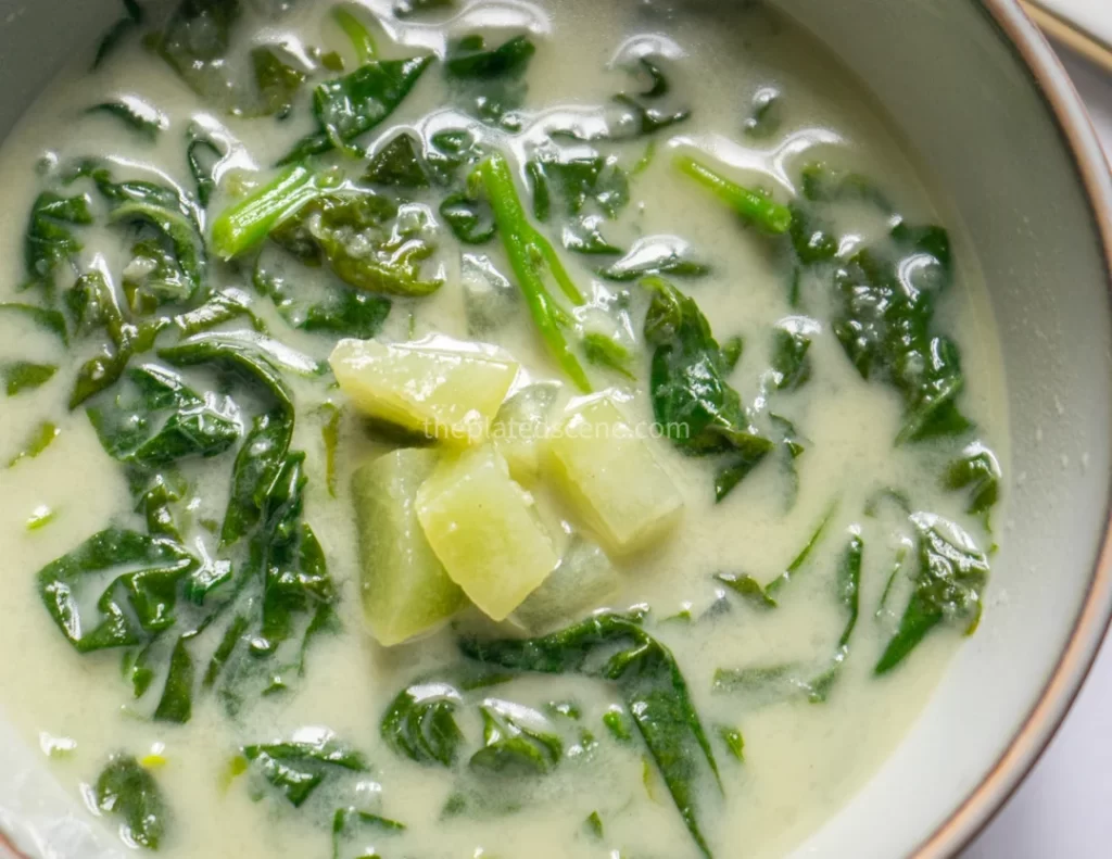 Bobor Bayam (Spinach in Coconut Milk) 3 Bobor Bayam (Spinach in Coconut Milk)