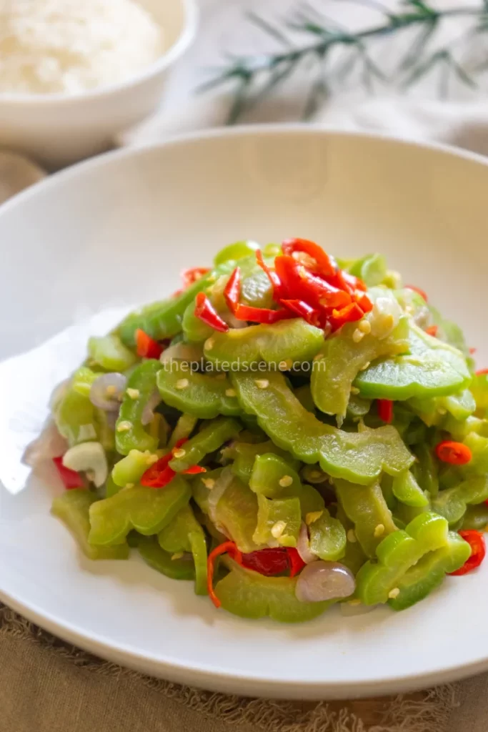 Tumis Pare (Bitter Gourd Stir Fry) 3 Tumis Pare (Bitter Gourd Stir Fry)