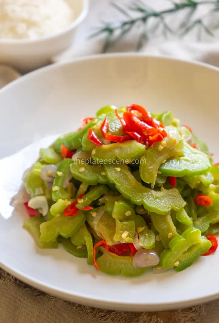 Tumis Pare (Bitter Gourd Stir Fry) 14 Tumis Pare (Bitter Gourd Stir Fry)