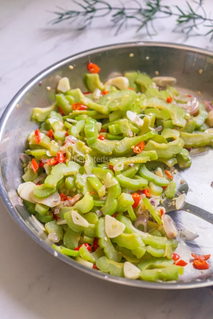 Tumis Pare (Bitter Gourd Stir Fry) 4 Tumis Pare (Bitter Gourd Stir Fry)
