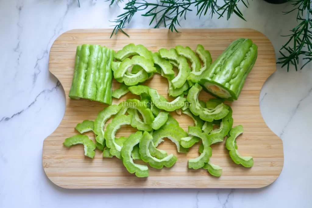 Tumis Pare (Bitter Gourd Stir Fry) 7 Tumis Pare (Bitter Gourd Stir Fry)