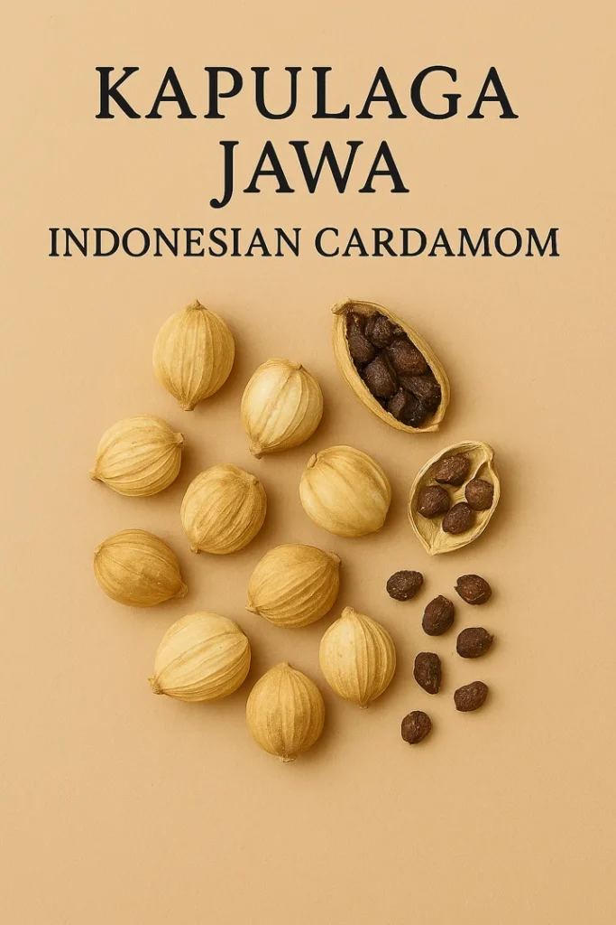 Kapulaga Jawa - The Earthy Indonesian Cardamom That Adds Warmth and Sweet Spice 3 kapulaga jawa indonesian cardamom