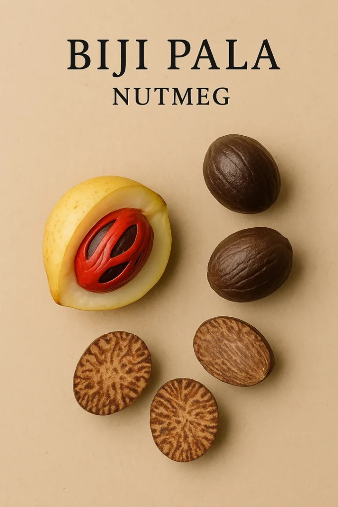 Biji Pala (Nutmeg) - The Warm, Sweet Spice at the Heart of Javanese Stews 3 Nutmeg BijiPala ChatGPT 01