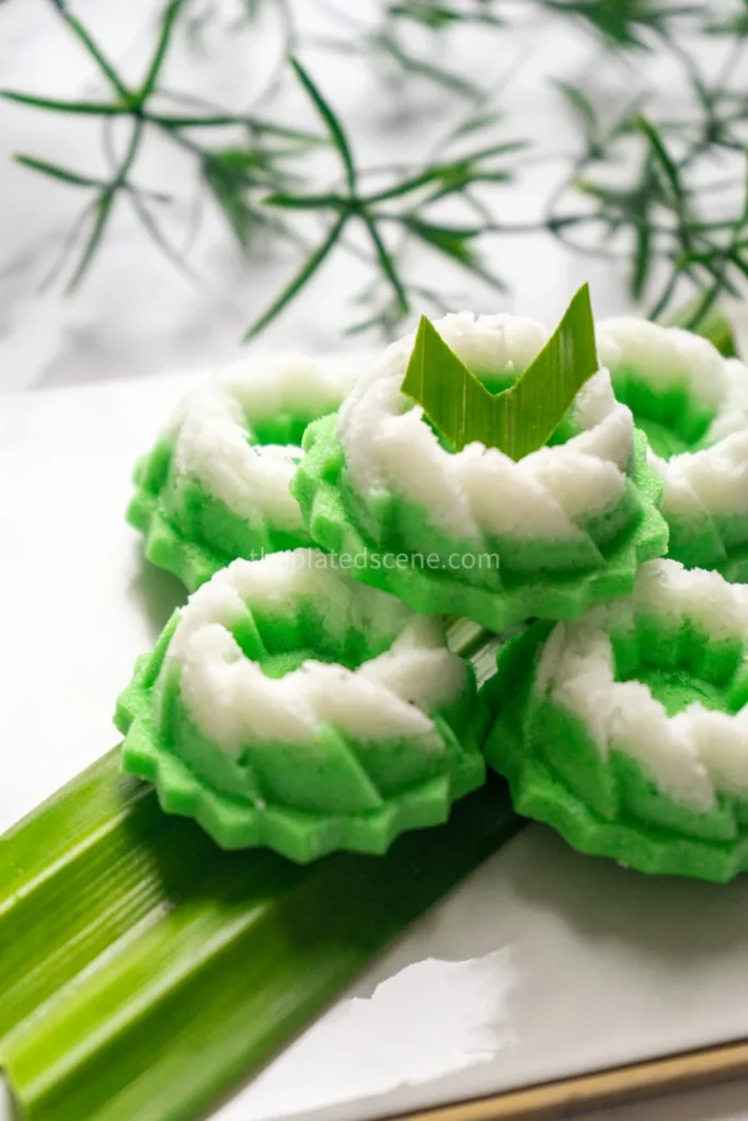 Easy Putu Ayu (Pandan Coconut Blossom Cakes) Recipe 4 Easy Putu Ayu (Pandan Coconut Blossom Cakes) Recipe