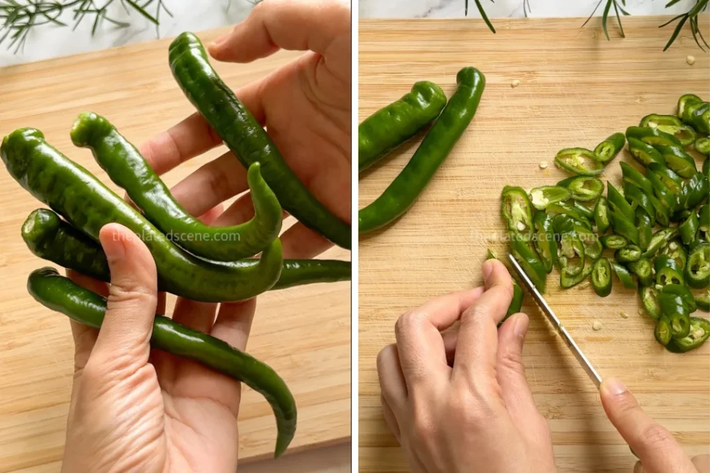 Soun Cabe Ijo (Stir-Fried Glass Noodle with Green Chilies) 10 Soun Cabe Ijo Step 06
