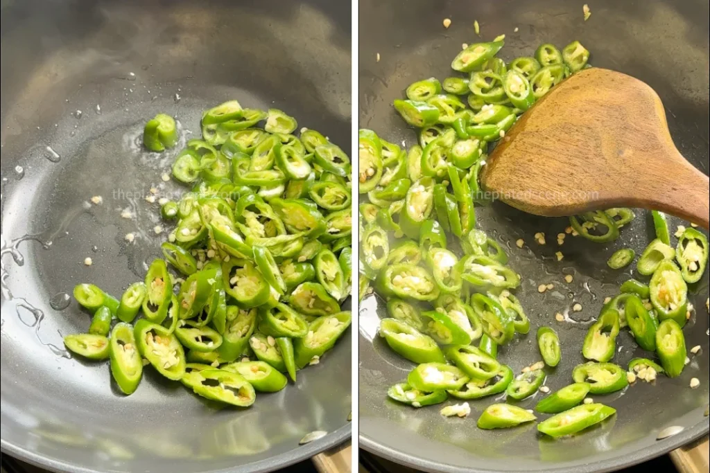 Soun Cabe Ijo (Stir-Fried Glass Noodle with Green Chilies) 12 Soun Cabe Ijo Step 08