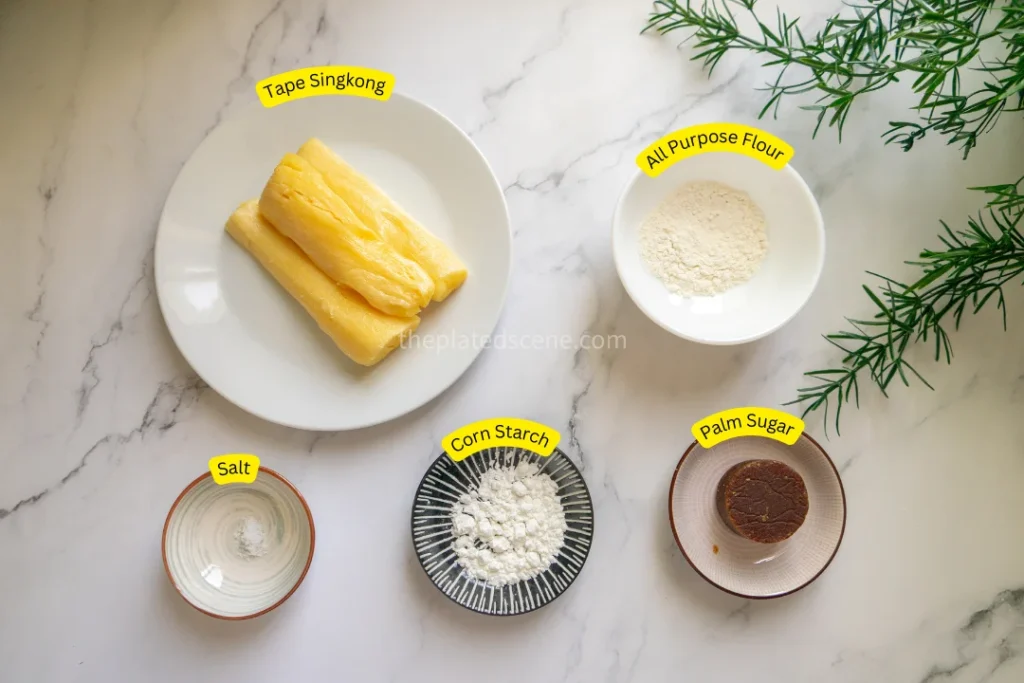 Tape Goreng Rondo Royal (Indonesian Fried Fermented Cassava Balls) 7 Tape Goreng Rondo Royal Step 01