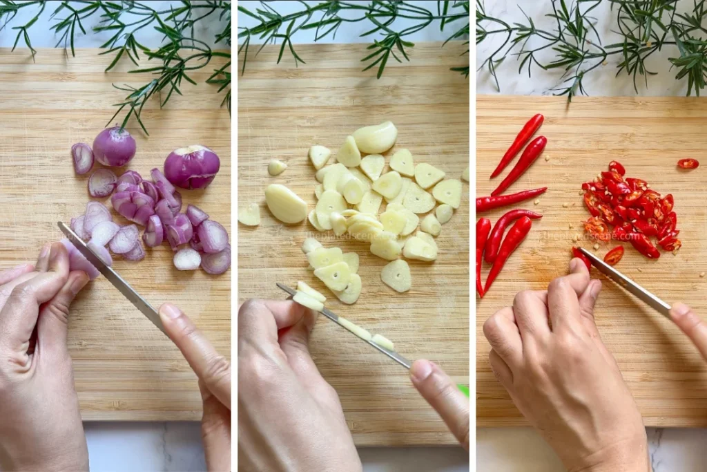 Tumis Pare (Bitter Gourd Stir Fry) 9 Tumis Pare Step 03