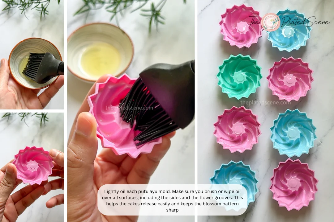 Easy Putu Ayu (Pandan Coconut Blossom Cakes) Recipe 11 Putu Ayu Step 05