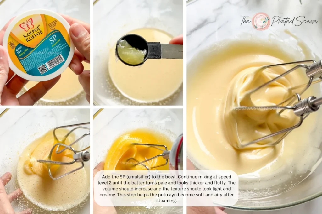 Easy Putu Ayu (Pandan Coconut Blossom Cakes) Recipe 14 Putu Ayu Step 08