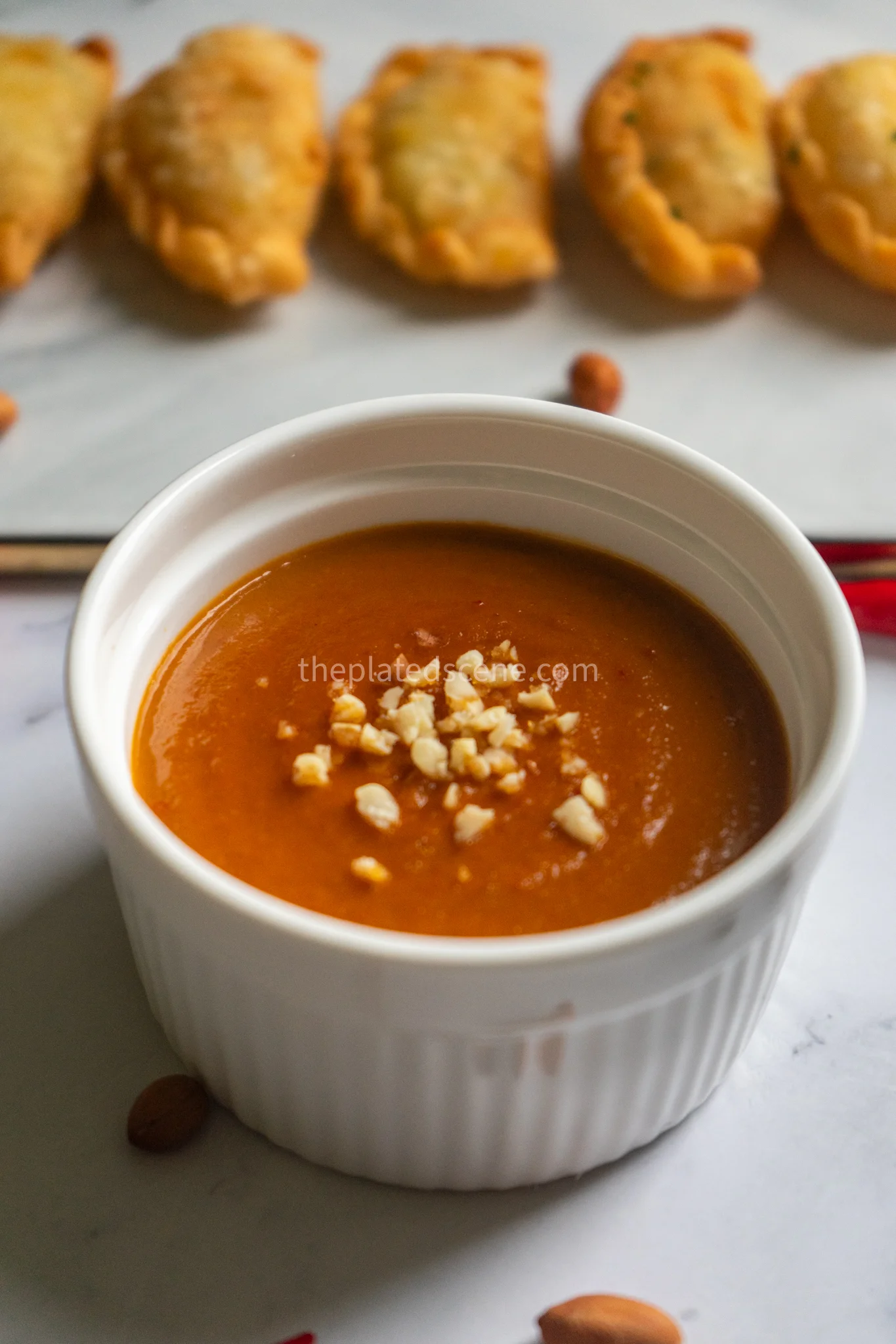 Sambel Kacang Recipe: Authentic Indonesian Peanut Sauce 10 Sambel kacang served with fresh vegetables and tofu