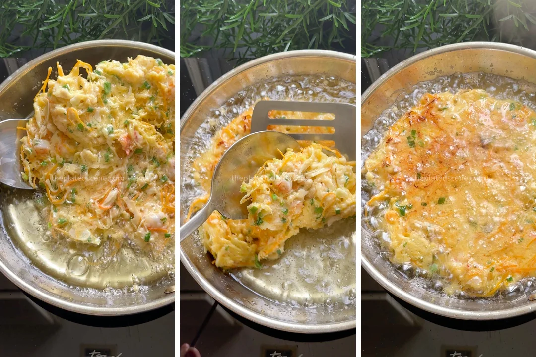 Fu Yung Hai Recipe: Authentic Chinese-Indonesian Crispy Omelette 14 Step 7 for Fu Yung Hai Recipe: Authentic Chinese-Indonesian Crispy Omelette