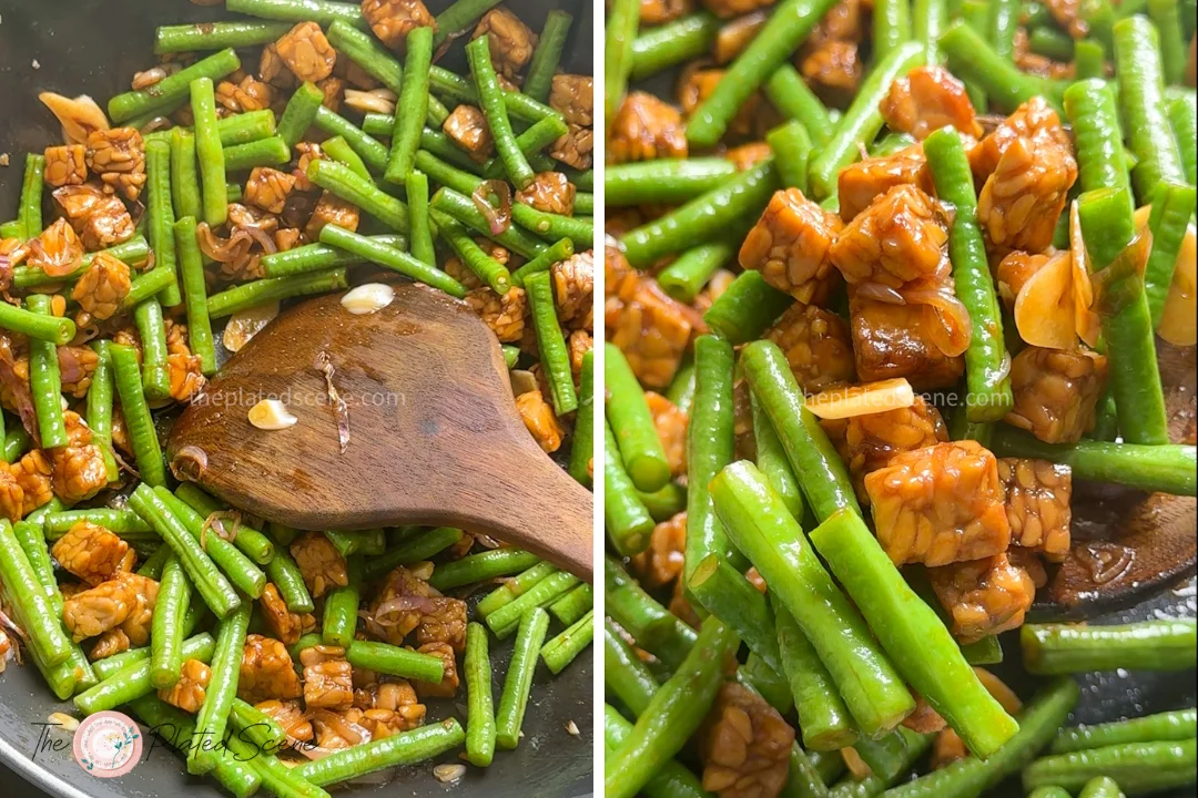 Tempe Orek Kacang Panjang: Easy Indonesian Stir-Fried Tempeh with Long Beans 13 Step 8 for Tempe Orek Kacang Panjang: Easy Indonesian Stir-Fried Tempeh with Long Beans