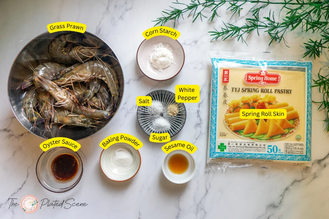 Udang Rambutan: Indonesian Crispy Prawn Balls 5 Ingredient for Udang Rambutan: Indonesian Crispy Prawn Balls